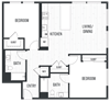 sixth and jackson apartments san jose floor plan 2D